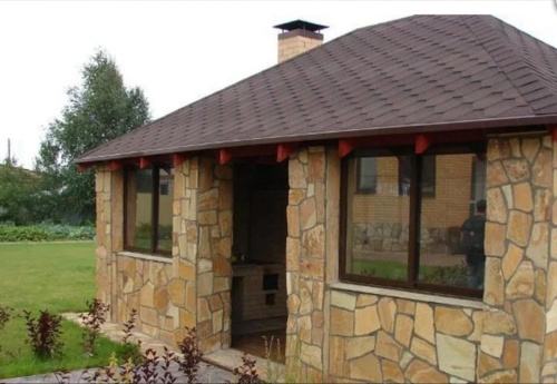 Плитняк златолит жёлтый для фасада 1,5-3 см купить в Ярославле