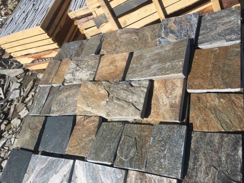 Плитка пилёная златолит Уральский для фасада купить в Ярославле