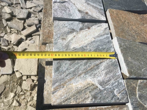 Плитка пилёная златолит Уральский для фасада купить в Ярославле