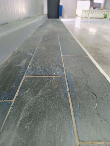 Плитка чёрная из натурального камня фасадная 30 см * 5 см, толщина 7 мм -30 мм купить в Ярославле