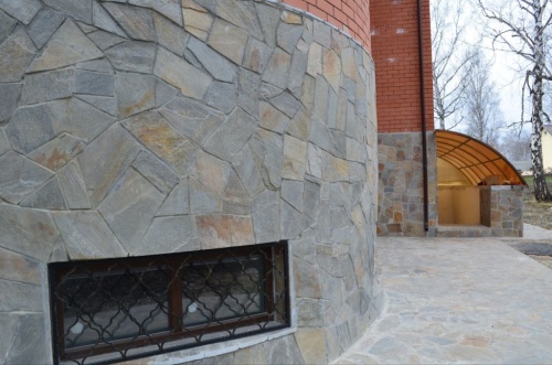 Плитняк златолит Уральский  для фасада купить в Ярославле